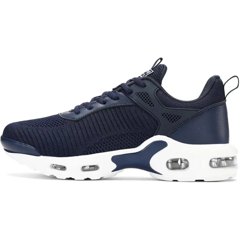 Men's Dark Blue Sneaker Non Slip Air Running Athletics Tennis Basketball Shoes
